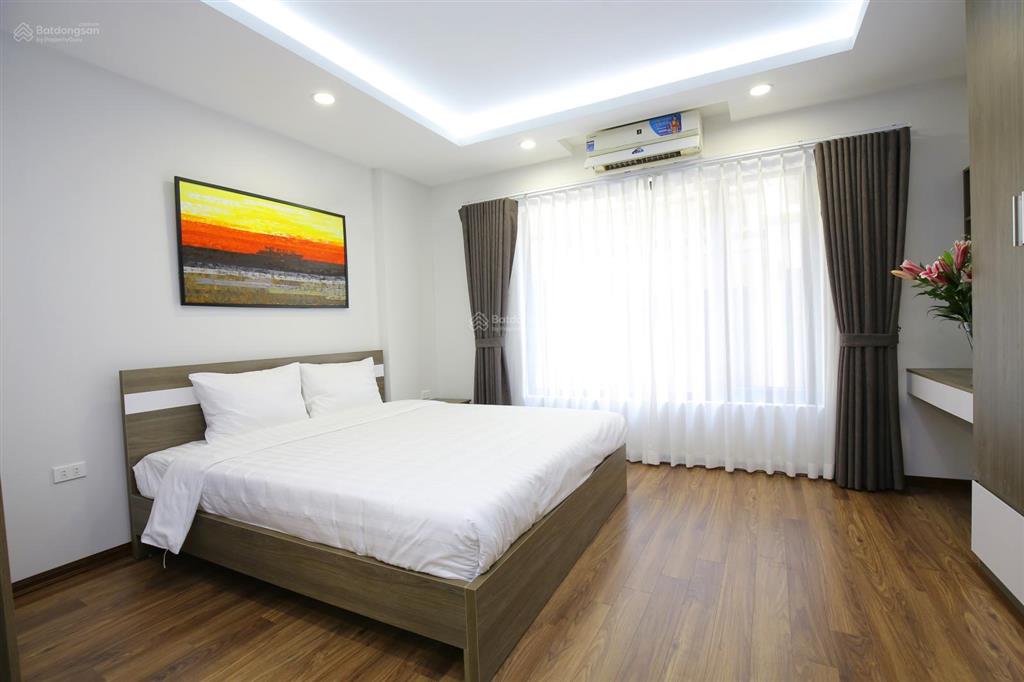 Tòa nhà cho thuê căn hộ dịch vụ 1 ngủ 55m2 tại đào tấn gần lotte. 0909 632 ***