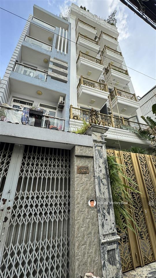 Bán nhà đường cmt8 thông đường hoàng sa  phạm văn hai, dt 3,7m x 16m gpxd 5 tầng + sân thượng