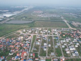 Mặt đường 26m tđc bắc sông cấm giai đoạn 2. hướng đông nam cực hiếm. diện tích 120m2