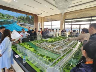 5 căn liền kề biệt thự svip độc quyền hoàng huy green river 82,5180 m2 đường 25m 3 ô tô tránh nhau