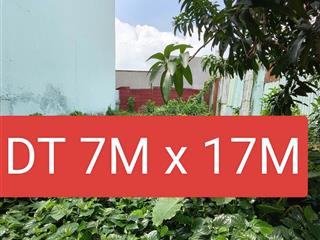 Lô đất rẻ 7x17m  xây biệt thự sân vườn  ngay chợ hiệp bình  phạm văn đồng
