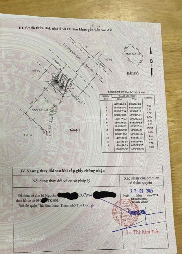 Mặt tiền dương van cam dt 127m2 ngang 5.2m kết nối phạm văn đồng kha vạn cân