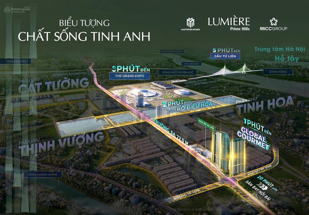 Căn 1pn+1 vốn 1,516 tỷ, miễn gốc lãi đến hết t8/2028 lumiere prime hills cổ loa. 0907 351 ***