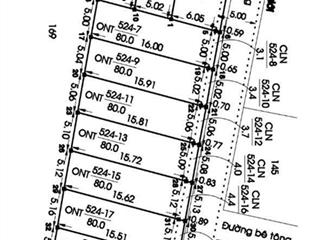 Bán đất mặt tiền kế 106 đường 1c,vĩnh lộc b,bình chánh giáp bến lội dt 517m 80m2 thổ 3.36ty