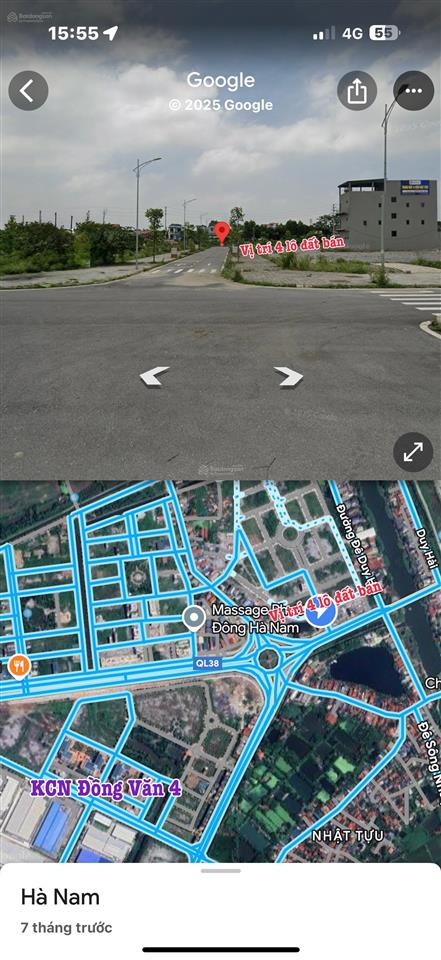 Bán nhanh lô đất nền sổ đỏ gần kcn đồng văn 4, diện tích gần 200 m2, mặt tiền 10 m