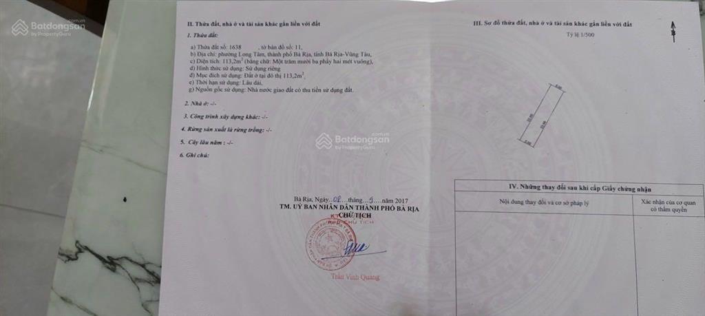 Bán đất bắc hương lộ 10, đường đặng xuân bắc. phường long tâm, ngang 5*23m thổ cư 100%. giá 2.45 tỷ
