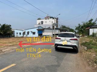 Chính chủ gửi bán đất 5 x 18m, mặt tiền đường tân thới nhì 16 hóc môn