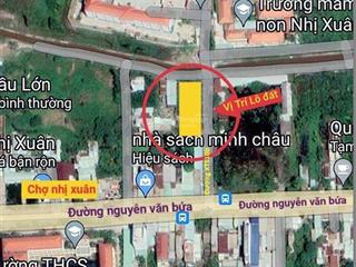 Đất mặt tiền đường xuân thới sơn 10b , gần trường thcs nguyễn văn bứa hóc môn
