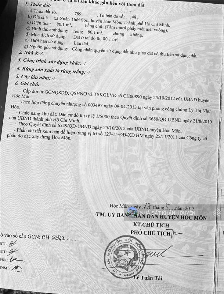 Chính chủ gửi bán đất đường nguyễn thị thử, gần ubx xuân thới sơn