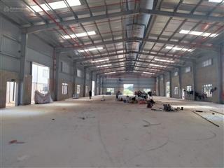 Cho thuê kho xưởng dt 1300m2 5000m2 pccc tự động điện 3 pha xe công ra vào ccn hà bình phương