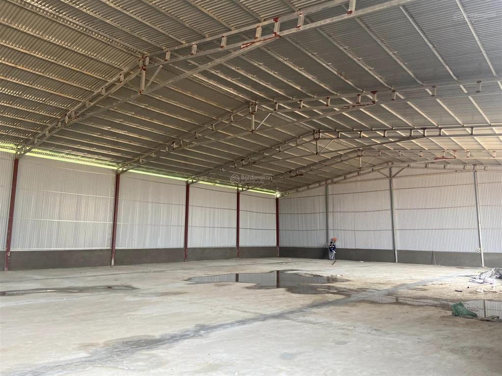 Cho thuê kho xưởng kcn lương sơn dt 4624m2, pccc nghiệm thu, khung zamil, trạm điện, 65 nghìn/m2/th