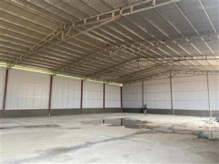Cho thuê kho xưởng kcn lương sơn dt 4624m2, pccc nghiệm thu, khung zamil, trạm điện, 60 nghìn/m2/th