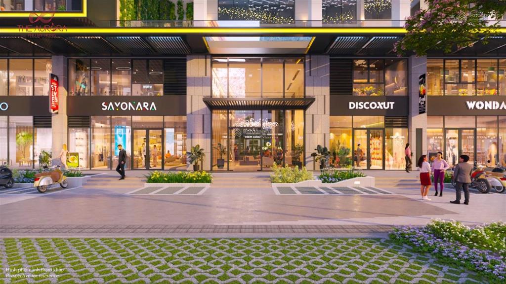 Bán shophouse dự án the aurora, ngay mặt tiền đường nguyễn lương bằng, vay lãi suất 0%