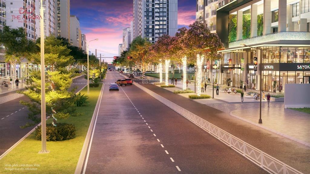 Bán shophouse dự án the aurora, ngay mặt tiền đường nguyễn lương bằng, vay lãi suất 0%