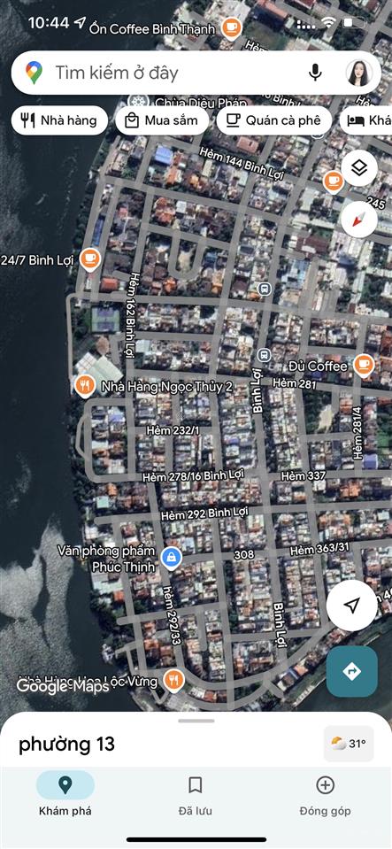 Chính chủ bán lô đất bình lợi, bình thạnh 7x18m giá 19.5tỷ shr  hương