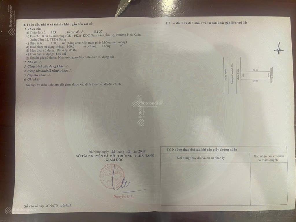 Bán đất đường liêm lạc 18, hoà xuân vị trí cạnh sông thoáng mát
