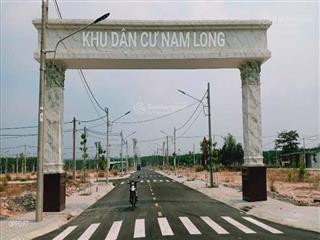Đất nền kdc nam long , bàu bàng. dt 100m2  giá 1 tỷ 890 . sổ hồng sang tên ngay .  0903 632 ***