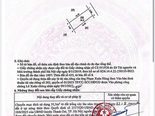 Bán đất sát vành đai 4 xã cự khê, thanh oai, hn
