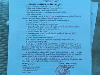 Dịch vụ xê nam ninh 50m2, đã có giấy phép xây dựng, lô nguyên 1 chủ. giá nhỉnh 8 tỷ x.