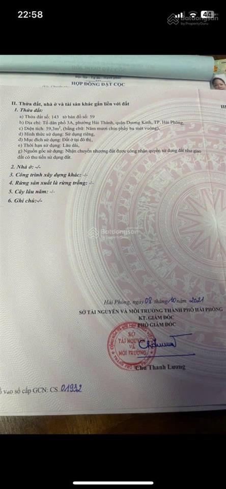 Bán nhà 2 tầng hải thành 2 , dương kinh