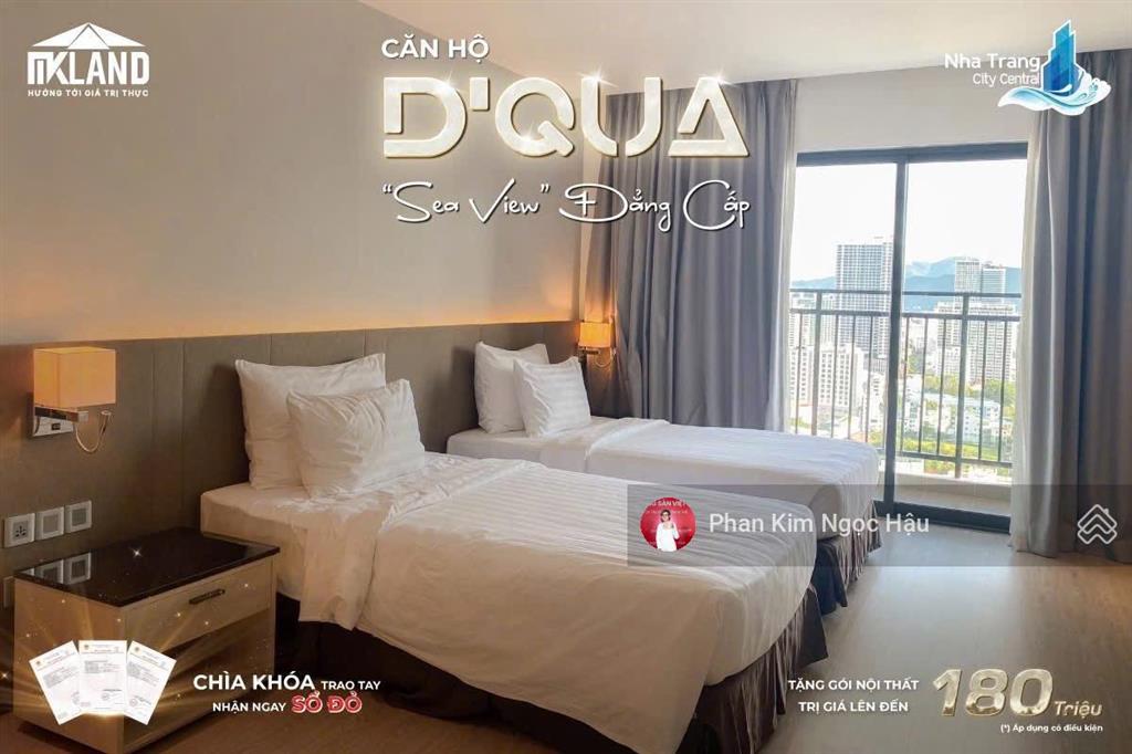 Sở hữu căn hộ dqua hotel nha trang, pháp lý sổ hồng, dòng tiền ổn định, giá f0 từ chủ đầu tư