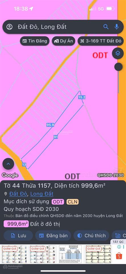 Hàng hiếm  lên mảnh vườn 1000m2 ngay trung tâm xã đất đỏ  tp hcm cách chợ chỉ 1km