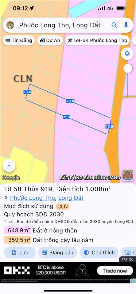 Chỉ 2tr/m2 đất  lô này khách mua làm vườn ok ạ  xã đất đỏ  tp hcm