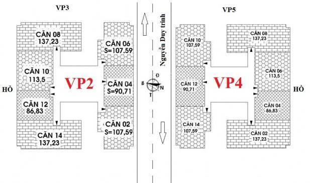 Bán căn hộ 4 phòng ngủ chung cư vp2  vp4 bán đảo linh đàm sổ đỏ 145m2