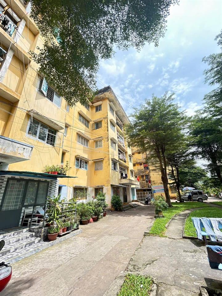 2,07 tỷ  cc bùi minh trực p6 q8, 45,3m2 shr căn góc 1pn lầu 1 tiện di chuyển . hhmg 25tr