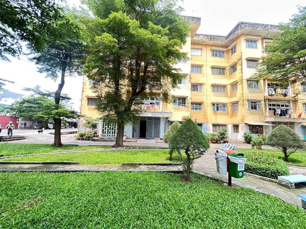 2,07 tỷ  cc bùi minh trực p6 q8, 45,3m2 shr căn góc 1pn lầu 1 tiện di chuyển . hhmg 25tr