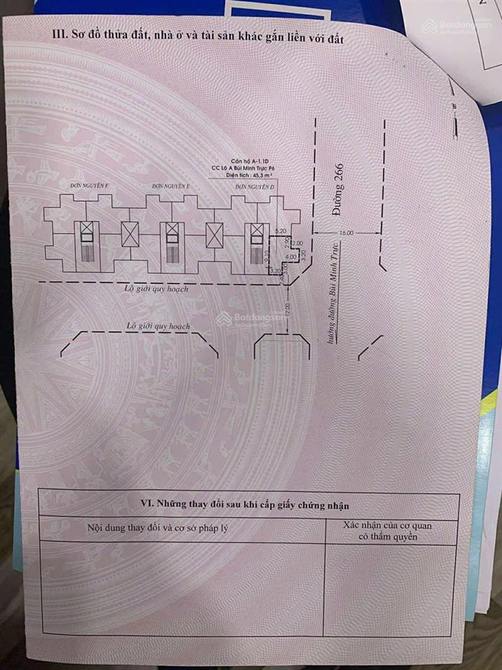 2,07 tỷ  cc bùi minh trực p6 q8, 45,3m2 shr căn góc 1pn lầu 1 tiện di chuyển . hhmg 25tr