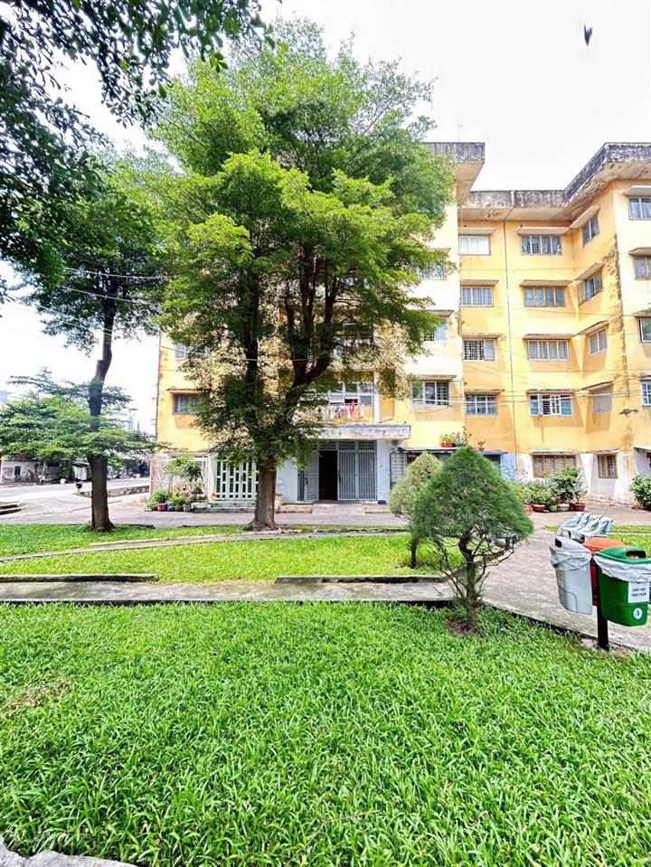 2,07 tỷ  cc bùi minh trực p6 q8, 45,3m2 shr căn góc 1pn lầu 1 tiện di chuyển . hhmg 25tr