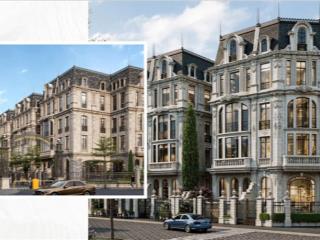 Căn bt góc noble suất ngoại giao mặt đường 30m nguyễn minh châu. dt 117m2 view công viên