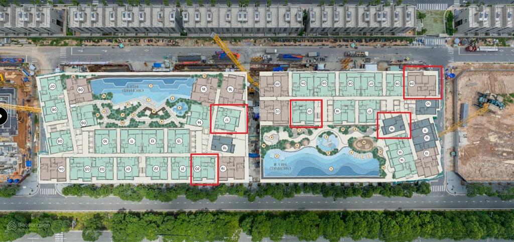 Hoàn vốn căn hộ hai phòng ngủ rộng rãi, view hồ bơi và view nhìn ra đường hùng vương 97,13m2