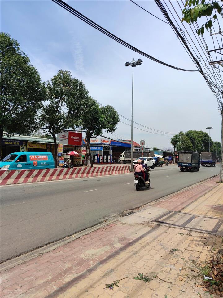 Bán đất mặt tiền đường phú lợi, đối diện xăng dầu hùng tiến