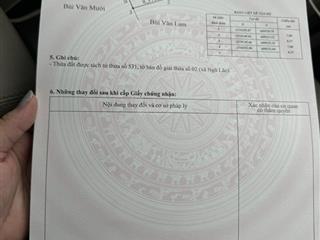 Bán lô đất mặt đường liên thôn phường ngũ lão, giá chỉ 1.290 tỷ