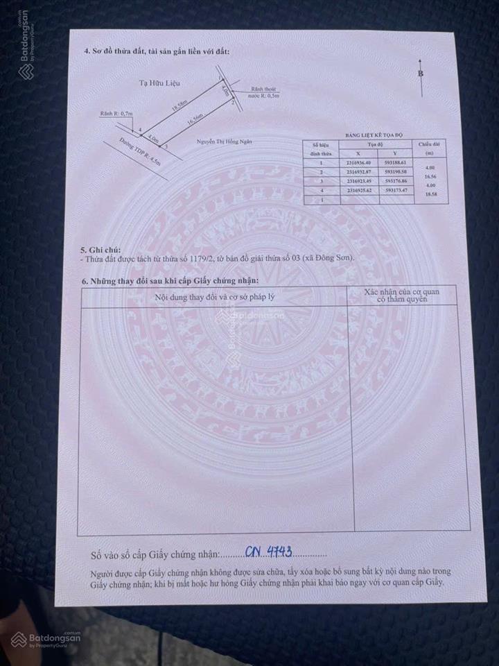 Bán lô 67m2 mặt đường nhựa 6m đông sơn  thuỷ nguyên