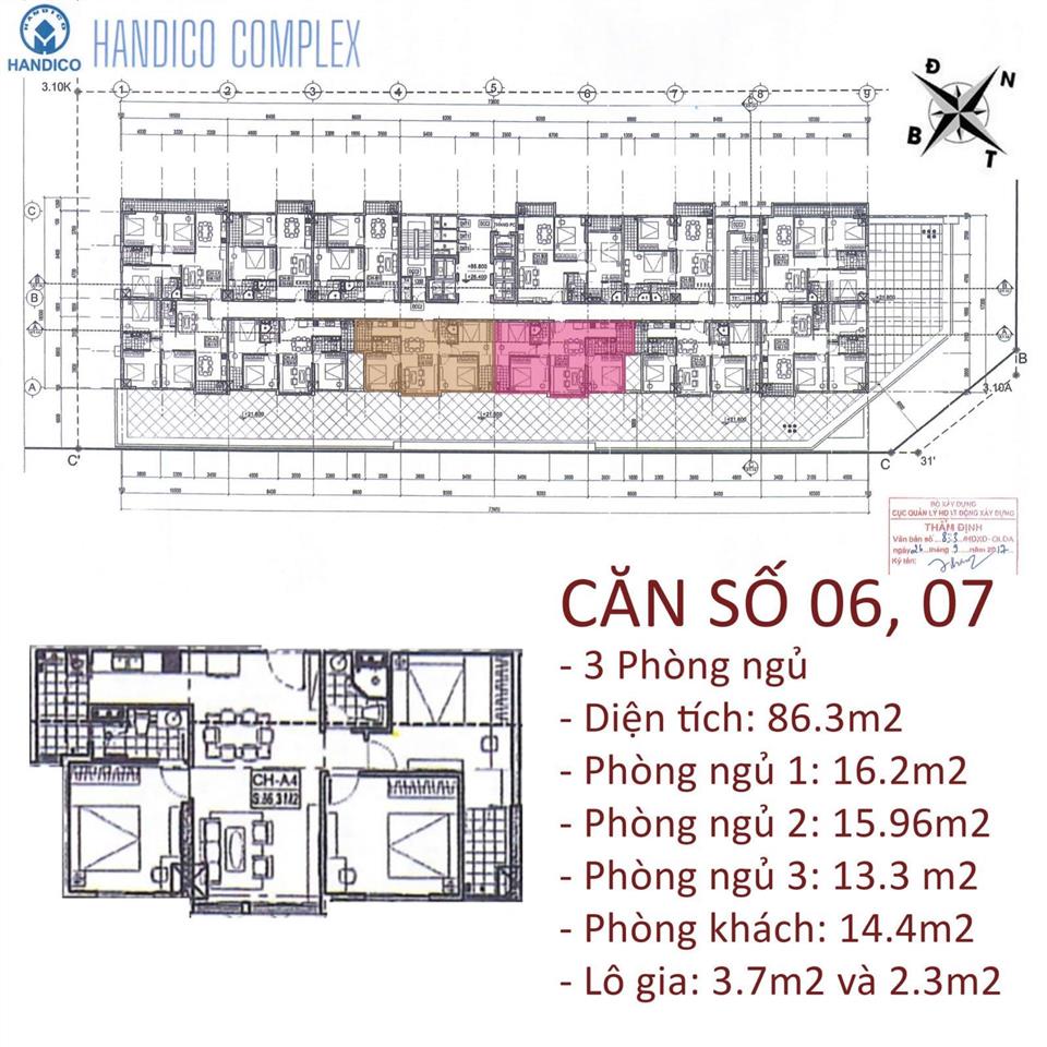 Bán căn hộ 3 phòng ngủ cc 33 lê văn lương, nhận nhà ở ngay, ký hợp đồng mua bán cđt