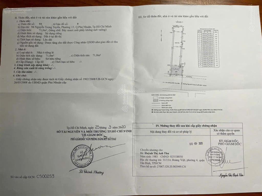 Chính chủ bán nhà mặt tiền nguyễn trọng tuyển p15 phú nhuận 3 tầng st giá 22 tỷ có hhmg 1%