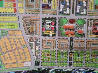 Về hà nội bán đất biệt thự đẹp, gần sông sg, đd.cv ,tại kdc huy hoàng dt 15x21 m2  230triệu / m2