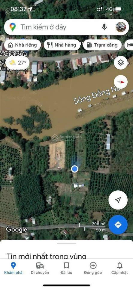 Cc cần bán 1000m2 đất cây lâu năm giáp sông đồng nai, thuận tiện xây nhà nghỉ dưỡng xã ngọc định