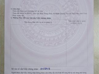 0388 660 *** bán đất 111.7m2, 990 triệu tại thiện kế, bình xuyên, vĩnh phúc