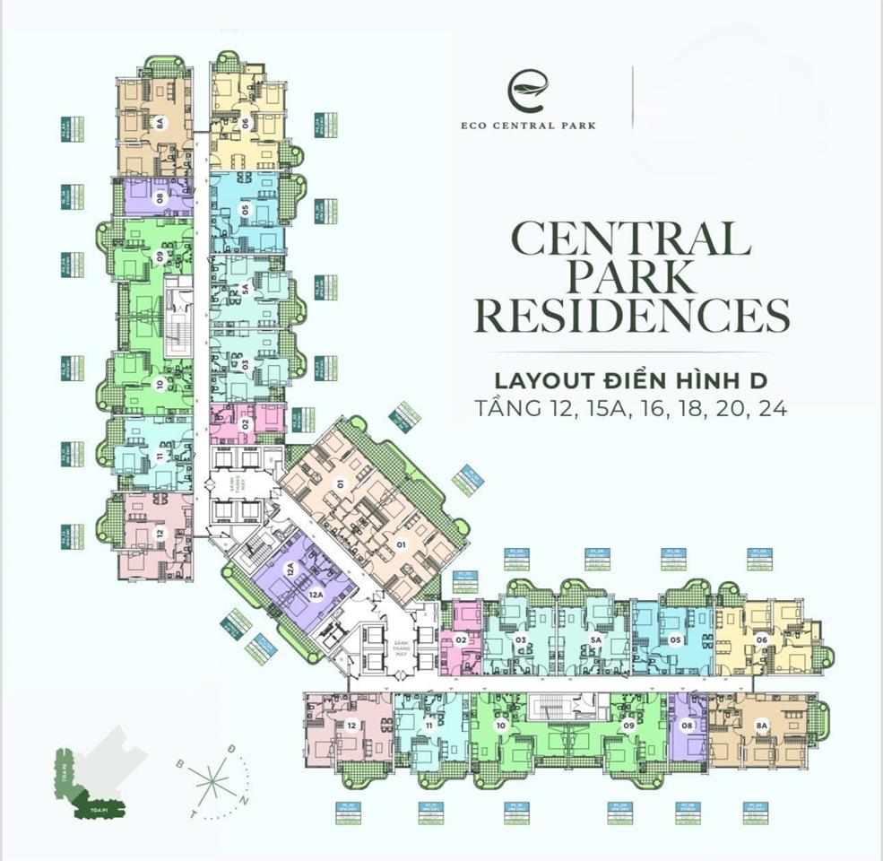 Bán nhanh căn 2 ngủ, toà p1, 63m2, tầng cao, nhận nhà ngay, giá 2,8 tỷ, có ngân hàng