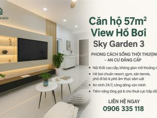 Bán căn vieew hồ bơi xịn sò sky garden 3 phú mỹ hưng mới decor chỉ 4.690 tỷ