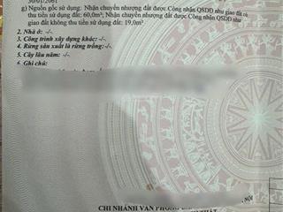 Gấp! chủ cần tiền bán nhanh mảnh đất 79m2 khoang mè  hạ bằng gần đấu giá tân xã, lãi ngay 4 giá