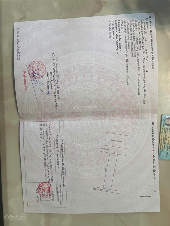 Bán gấp lô đất gần biển sơn trà, đầu tư sinh lời cực cao, vị trí du lịch sôi động, giá tốt