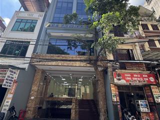 Bán tòa văn phòng vũ phạm hàm cầu giấy 110m2 mặt tiền 8m 9 tầng 1 hầm dòng tiền 1.2 tỷ/ năm
