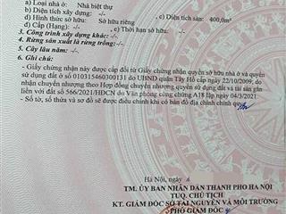 Bán biệt thự ciputra số 20 lô c2 lô góc 2 mặt tiền, tây hồ, hà nội, diện tích 638 m2, mặt tiền 40m