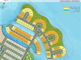 Bán biệt thự song lập monaco vinhomes imperia hải phòng sau nhà có công viên và view sông cấm