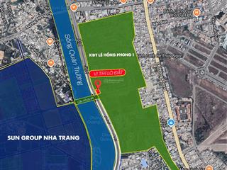 Bán lô đất vip 4 mặt tiền  vị trí vàng ngay cầu sun group, nha trang